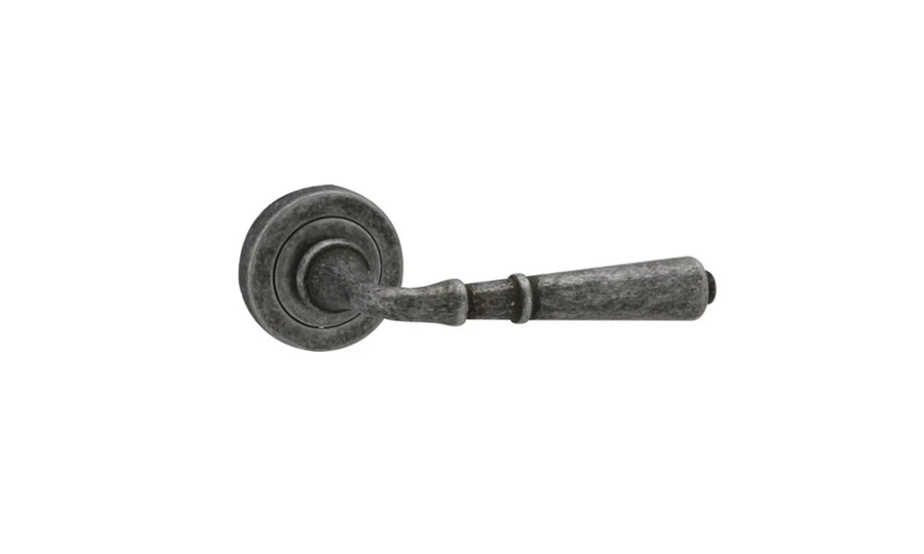 Manija Para Puerta Rústica R-508 Plata Vieja