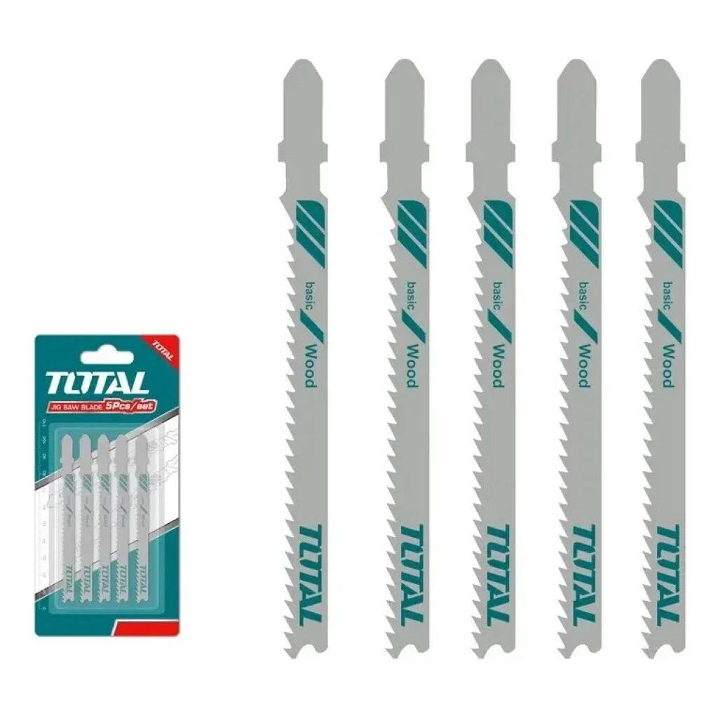 Set 5 Hojas P Sierra Caladora Tipo T Para Madera