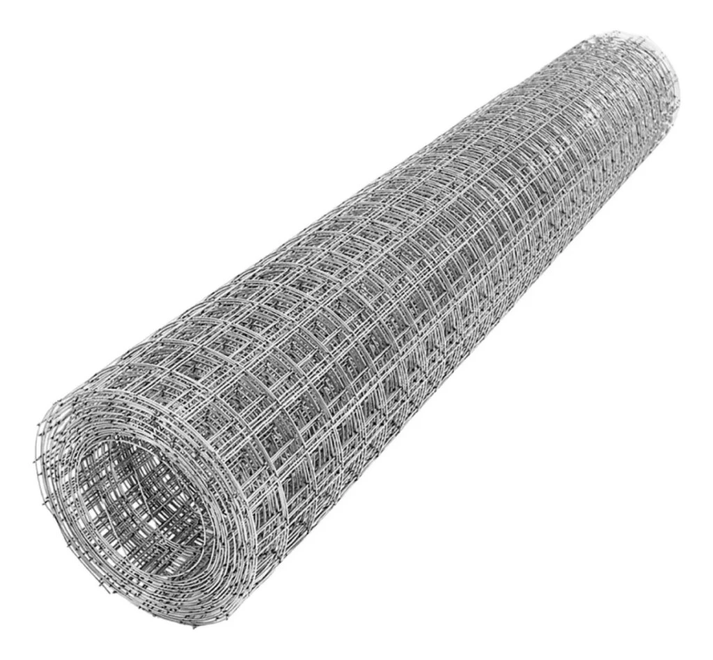 Tejido Electrosoldado 50x100x1.5m Malla 5x10cm Gris