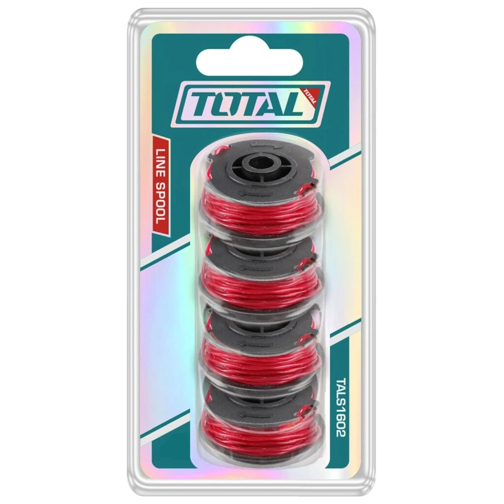 Set De 4 Rollos De Tanza Para Bordeadora - 1.6mm 5 Metros c/u