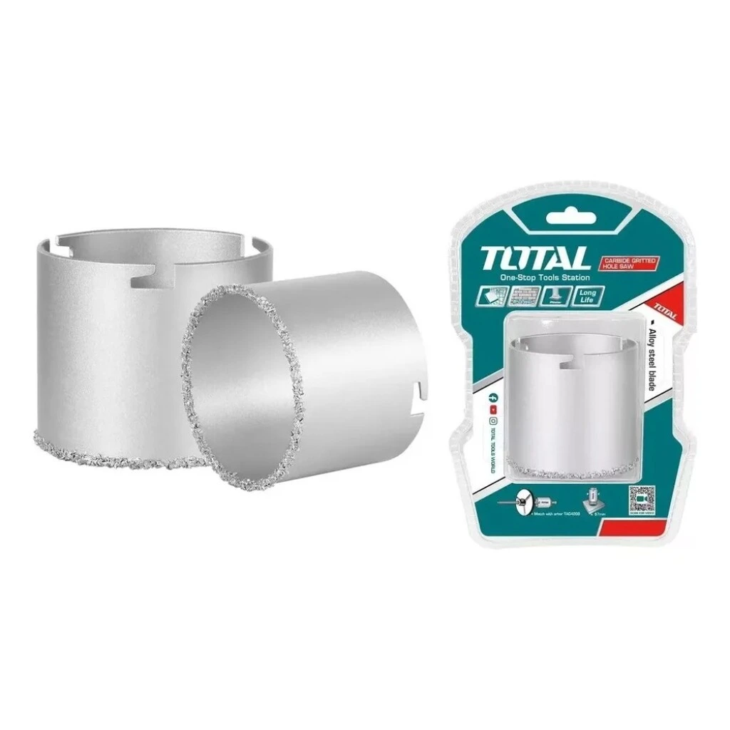 Kit 6 Mechas Copa Diamantada Total para Porcelanato y Vidrio