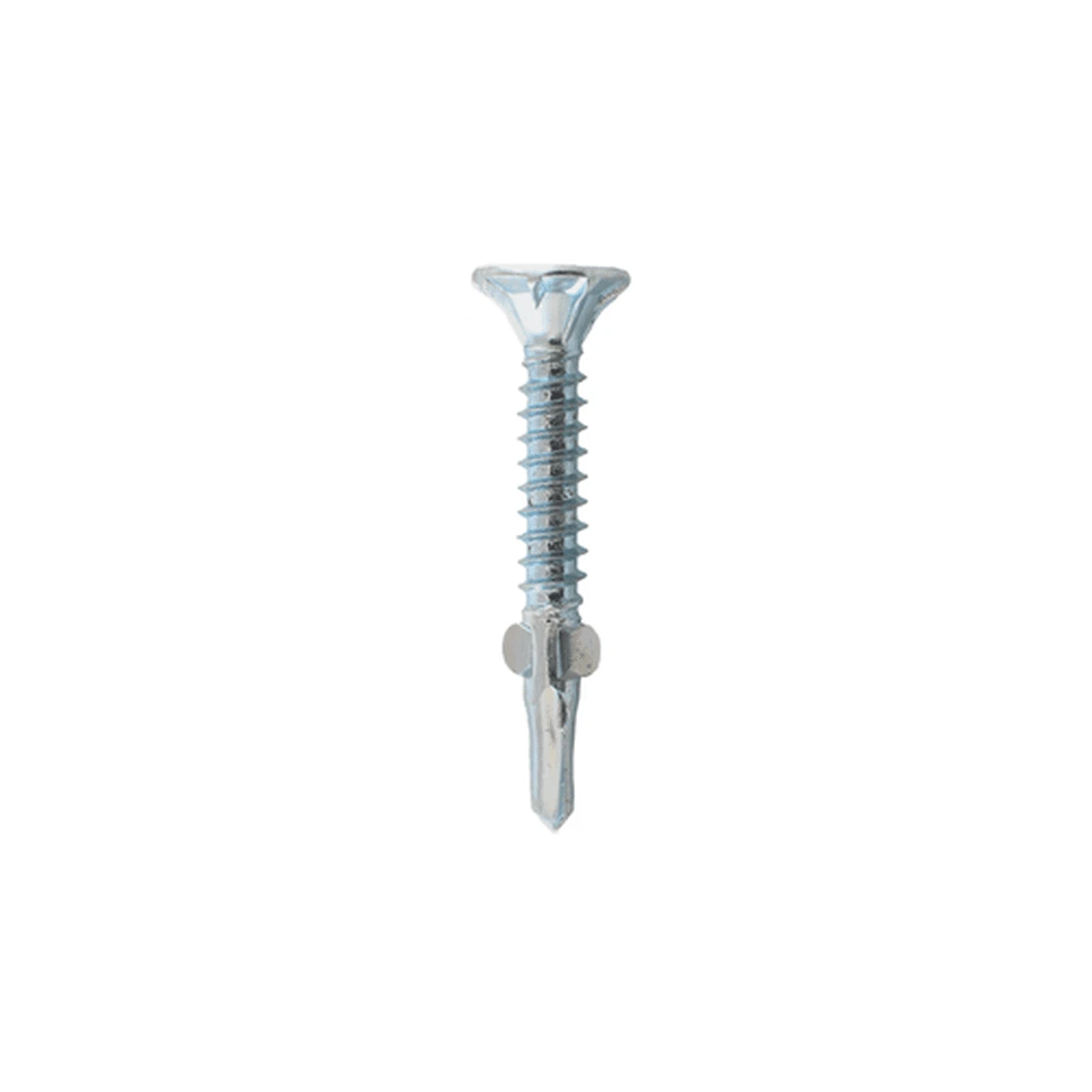Tornillo Punta Mecha con Alas Galvanizado 10 × 2″