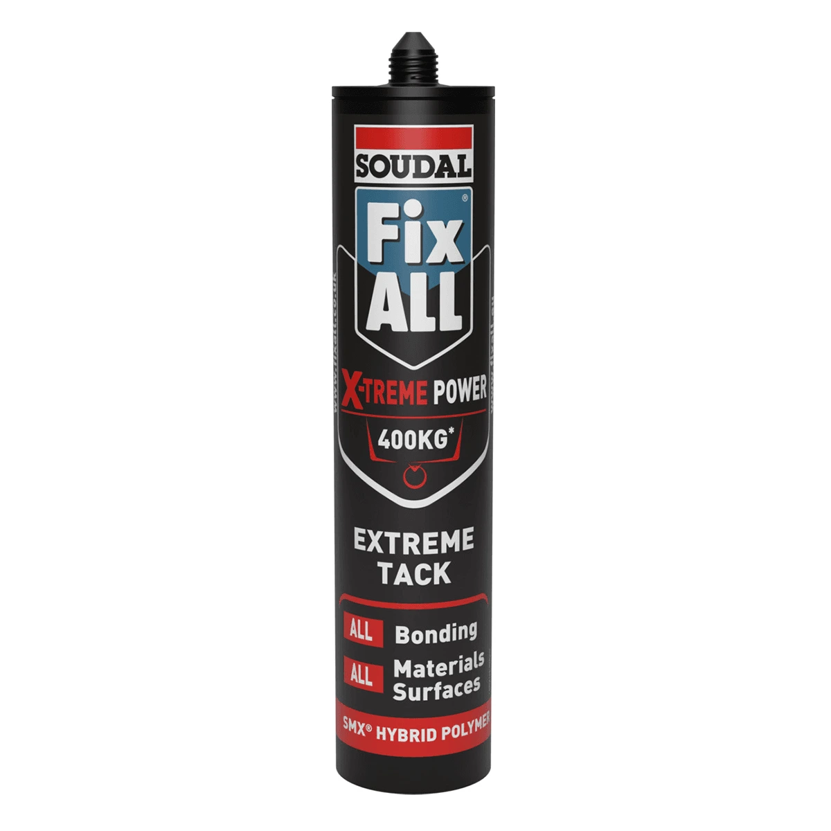 Adhesivo Sellador Soudal Fix All High Tack Alta Resistencia Blanco – 290 mL