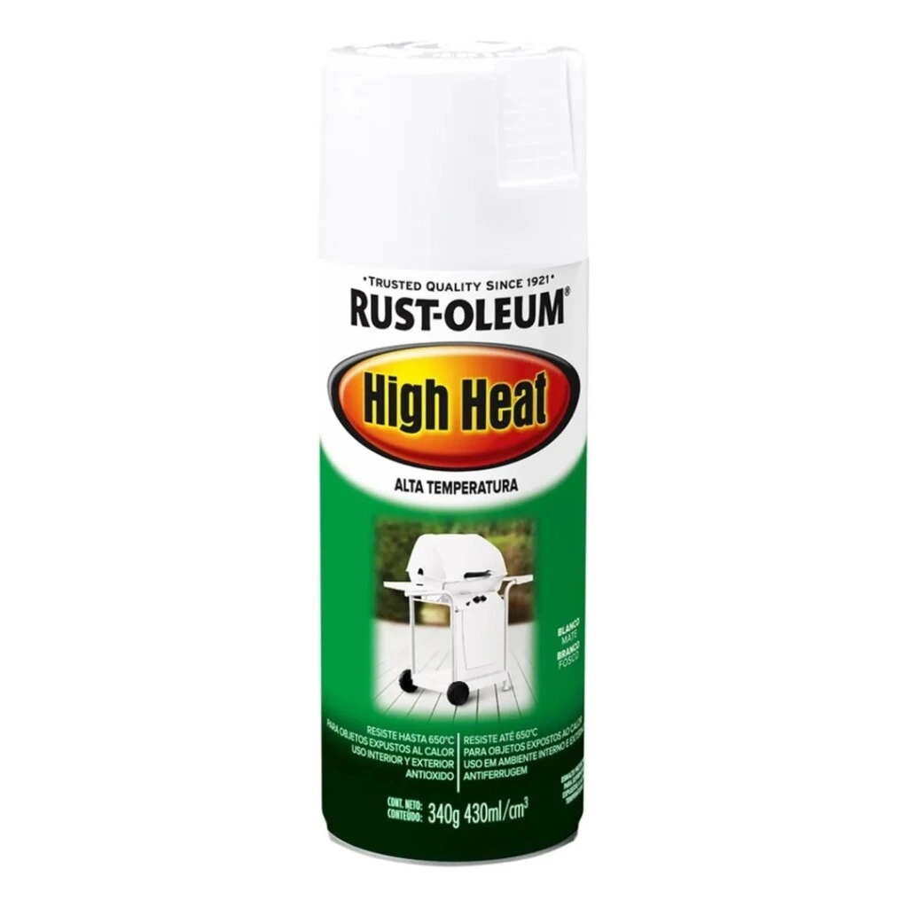 Pintura en Aerosol para Alta Temperatura Rust-Oleum (Hasta 650°C)