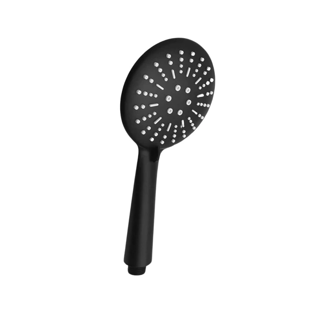 Cabezal de ducha de mano negro