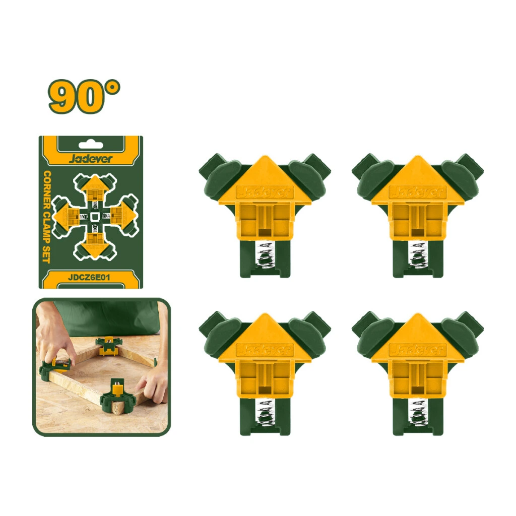 Juego de 4 Prensas Esquineras 90° Jadever