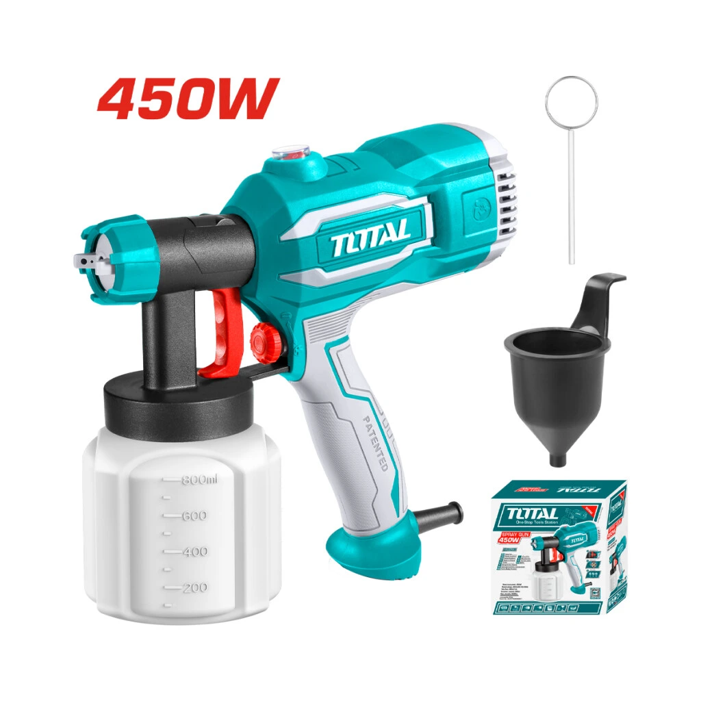 Pistola Para Pintura Eléctrica 450w Total