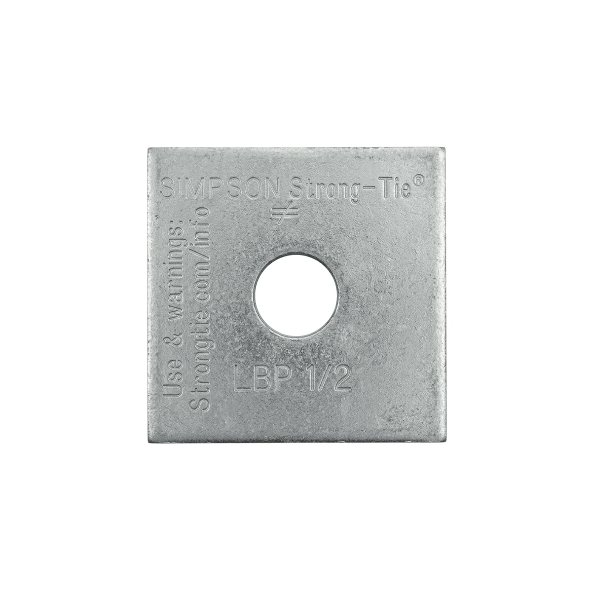 Arandela Galvanizada Simpson 2″ × 2″