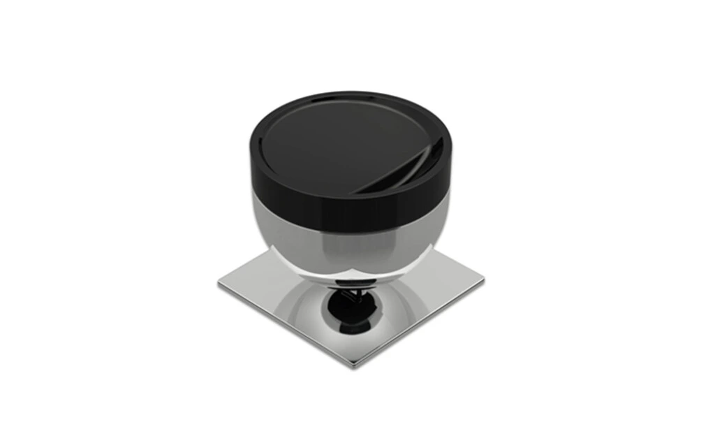 Jabonera De Mesada Negra Ba0129