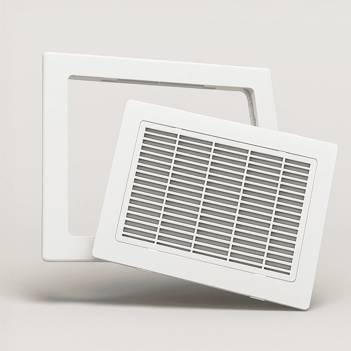 Tapa de Registro de PVC con Rejilla 15 × 23 cm