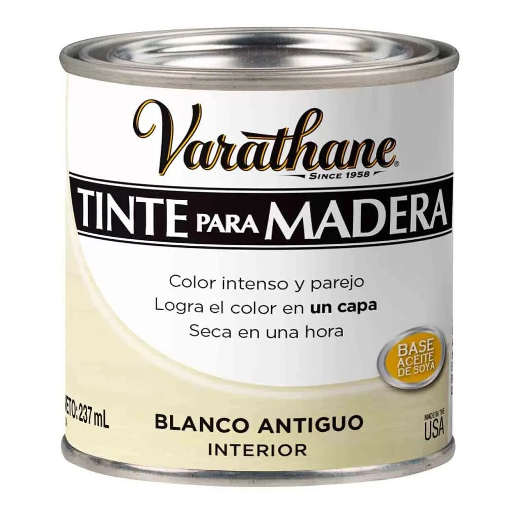 Tinta Para Madera 237ML - Blanco antiguo Varathane