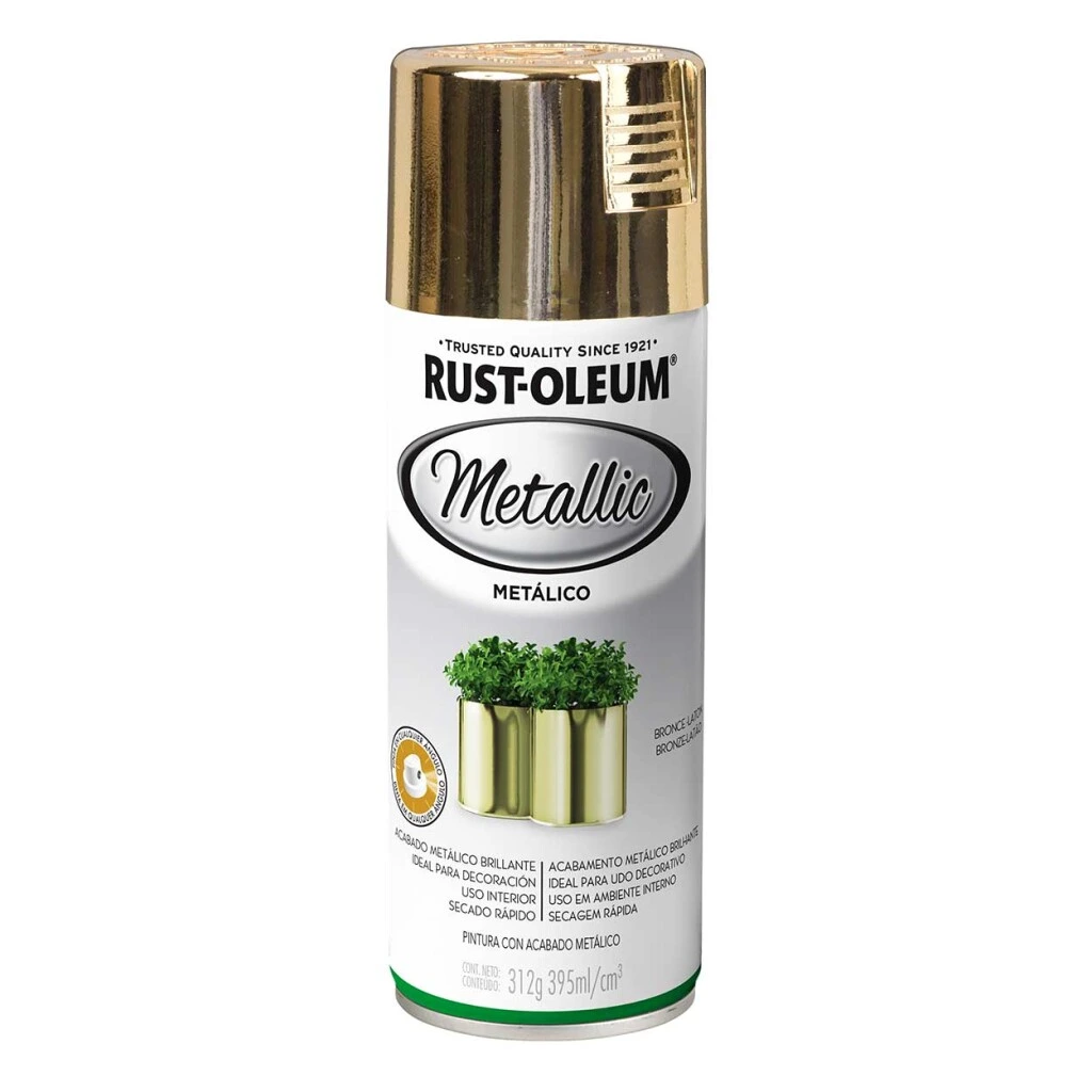 Esmalte Aerosol Efecto Metal - Bronce Latón 312Gr Rust Oleum