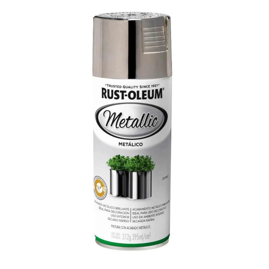 Esmalte Aerosol Efecto Metal - Cromo 312Gr Rust Oleum