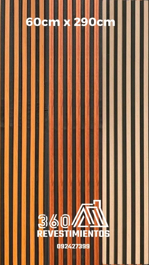 PANEL ACUSTICO RIPADO 60X290