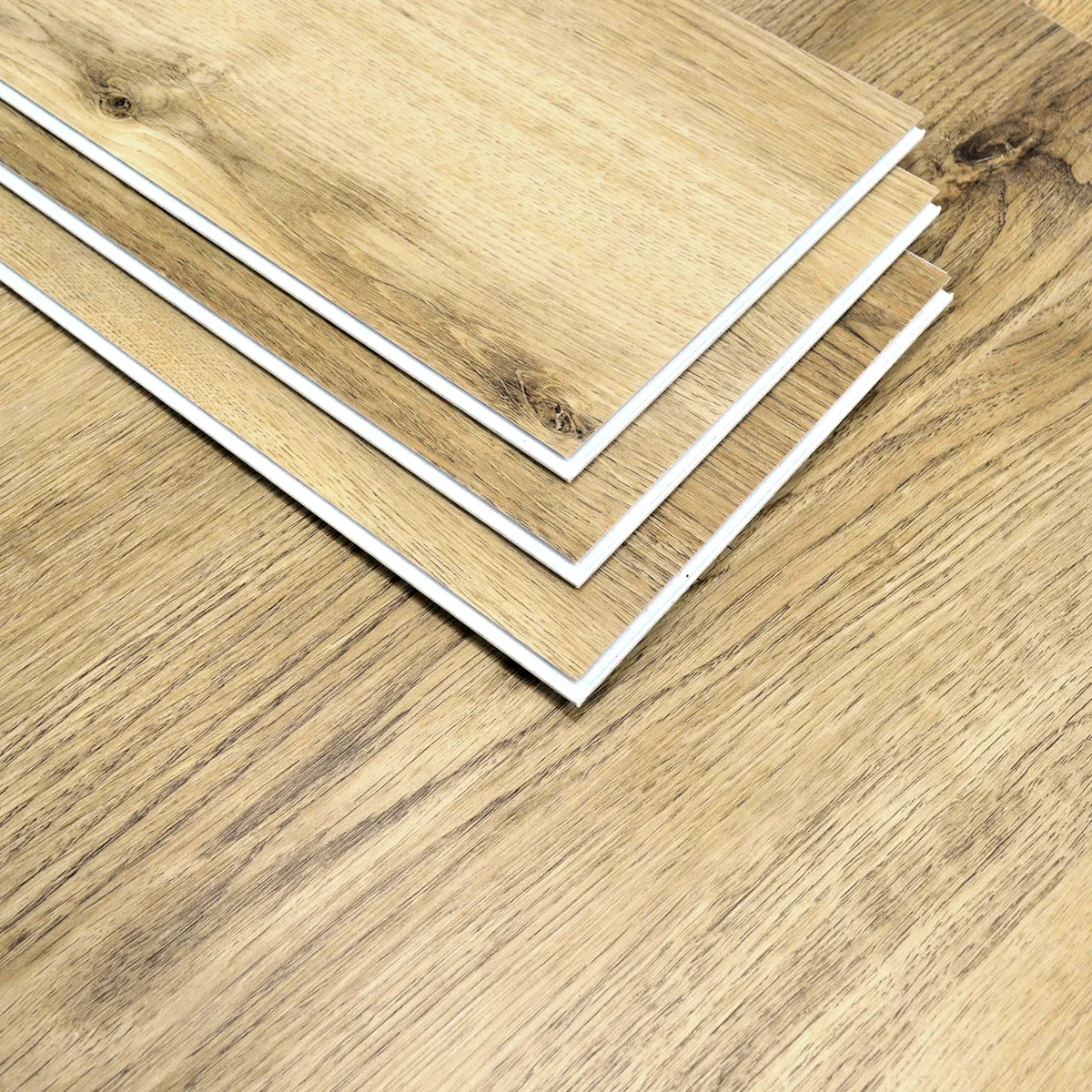 Piso SPC Flotante click 5mm con manta Roble Americano