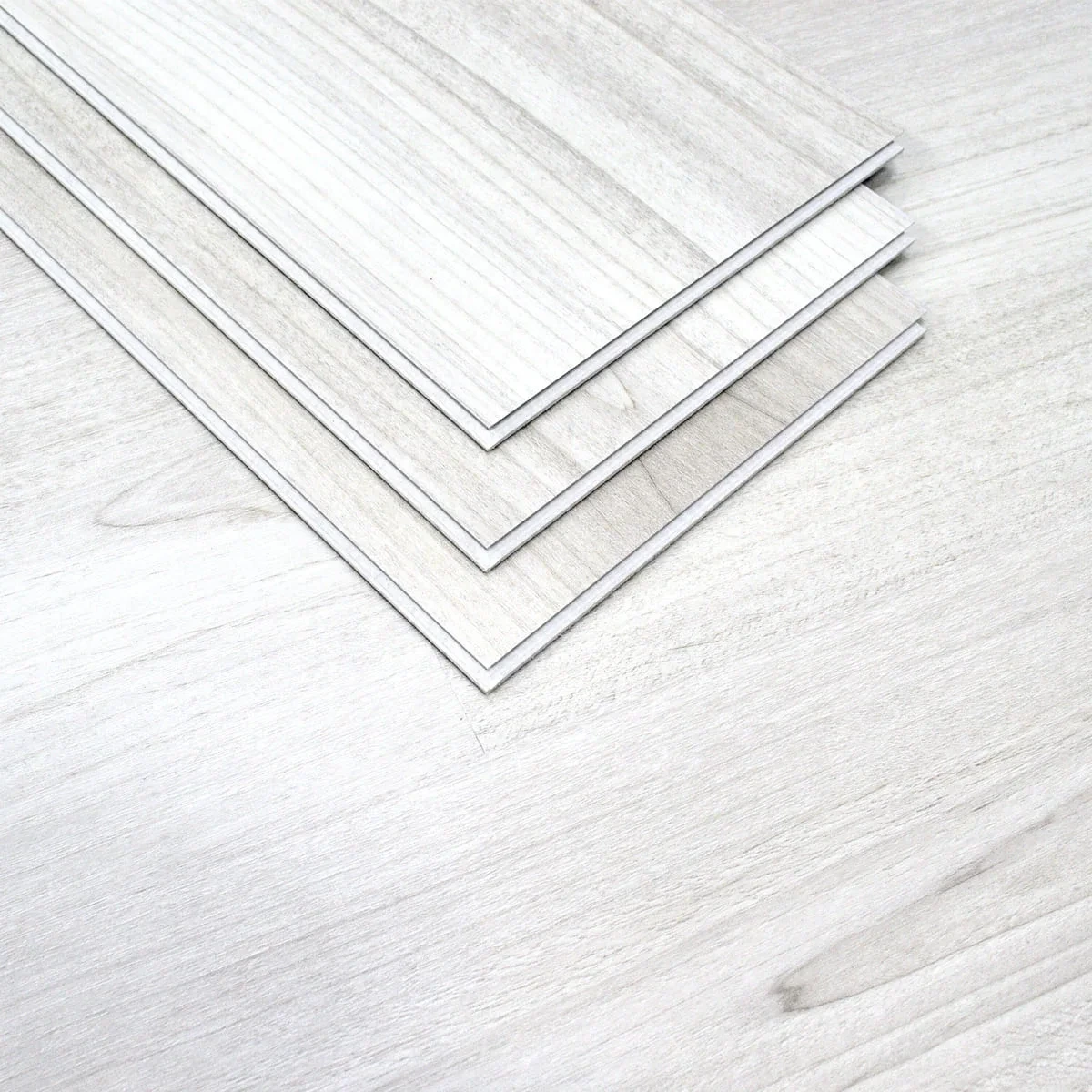 Piso SPC Flotante click 5mm con manta Ceniza