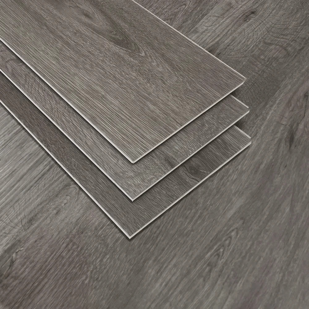 Piso SPC Flotante click 5mm con manta Olmo Gris