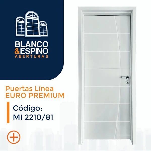 Puerta Interior en MDF Línea EURO Premium MI 2210/81
