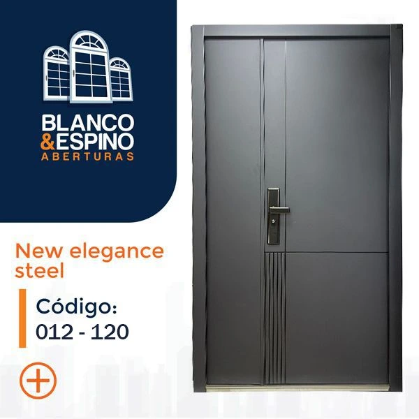 Puerta de chapa galvanizada COD 012/120