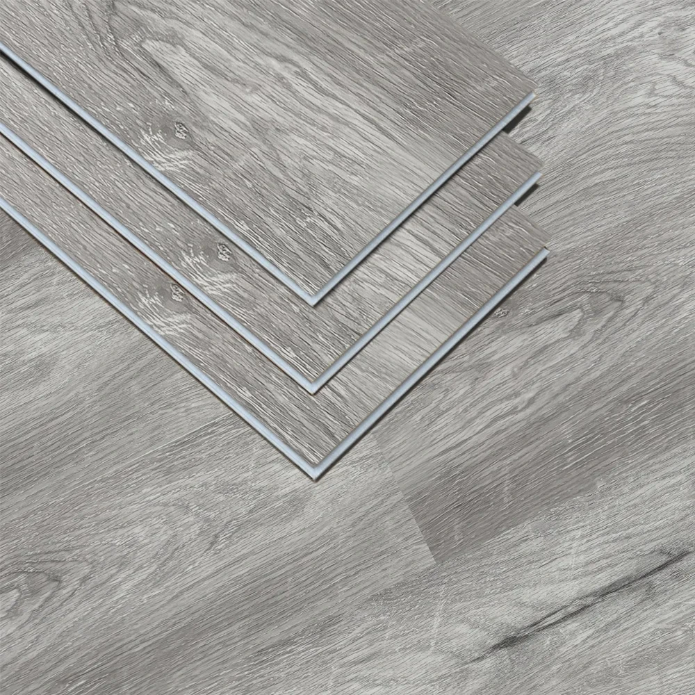 Piso SPC Flotante click 5mm con manta Alaska Grey