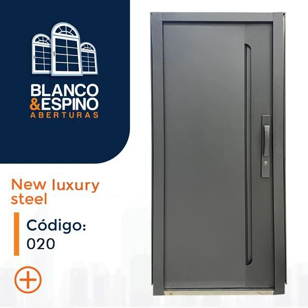 Puerta de chapa galvanizada COD 020/100 GRIS