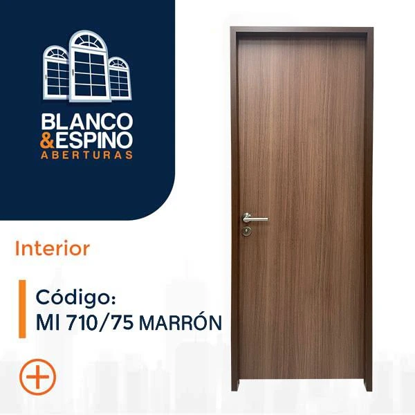 COD MI 710/75 MARRON – Puerta en MDF