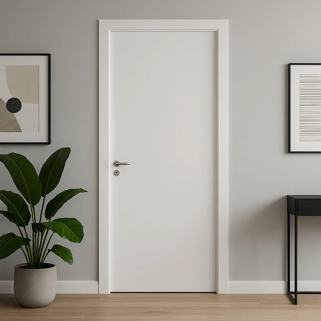 Puerta Interior Lisa Mdf pvc 2210*770*140