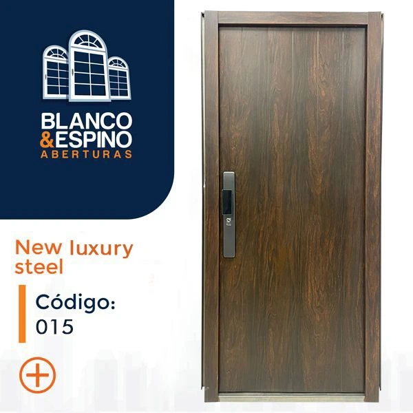 Puerta de chapa galvanizada COD 015/90