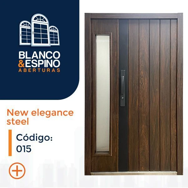 Puerta de chapa galvanizada COD 015
