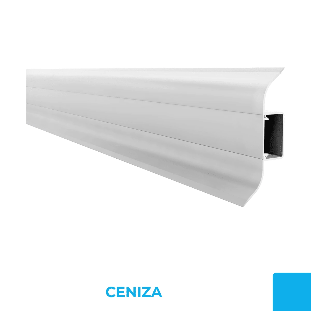 Zócalo Premium – PVC Plasbil Ceniza