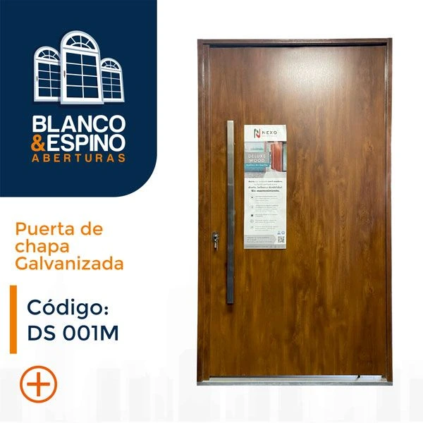DS 001M –  Puerta DELUXE Pivotante Chapa galvanizada