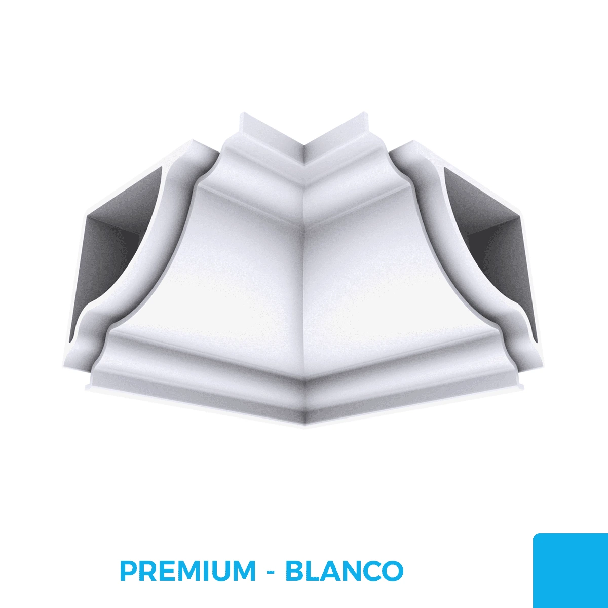 Esquinero Interno Pecho Paloma – PVC Plasbil