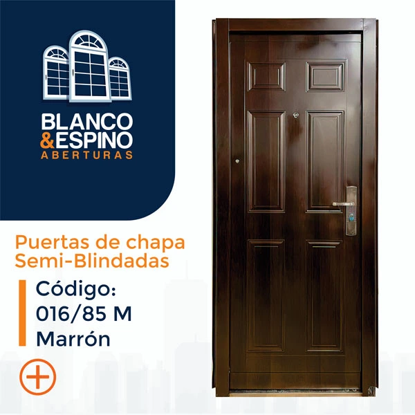 Puerta de Chapa Semi-Blindadas – Cod.: 016/85 M