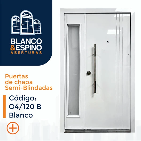 Puerta de Chapa Semi-Blindadas – Cod.: 04 / 120 B