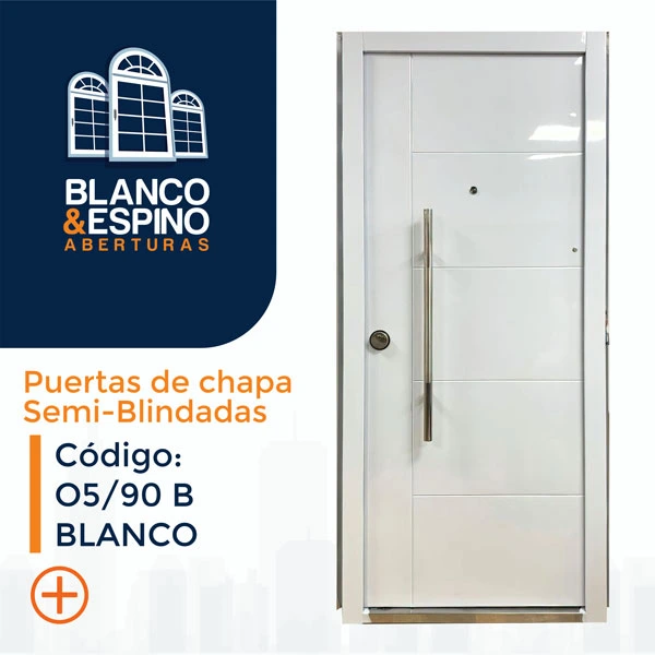 Puerta de Chapa Semi-Blindadas – Cod.: 05/90 B