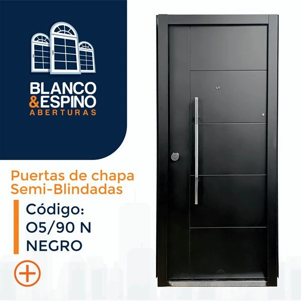 Puerta de Chapa Semi-Blindadas – Cod.: 05/90 N