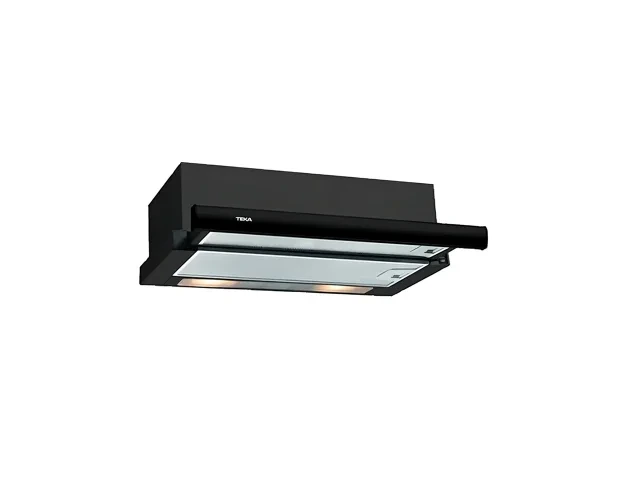CAMPANA TEKA EXTENSIBLE CON MOTOR DE DOBLE TURBINA TL 6310 ACERO INOXIDABLE NEGRO