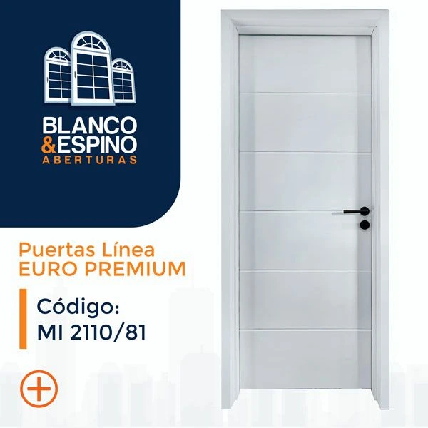 Puerta Interior en MDF Línea EURO Premium MI 2110/81