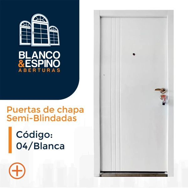 Puerta de Chapa Semi-Blindadas – Cod.: 04/B