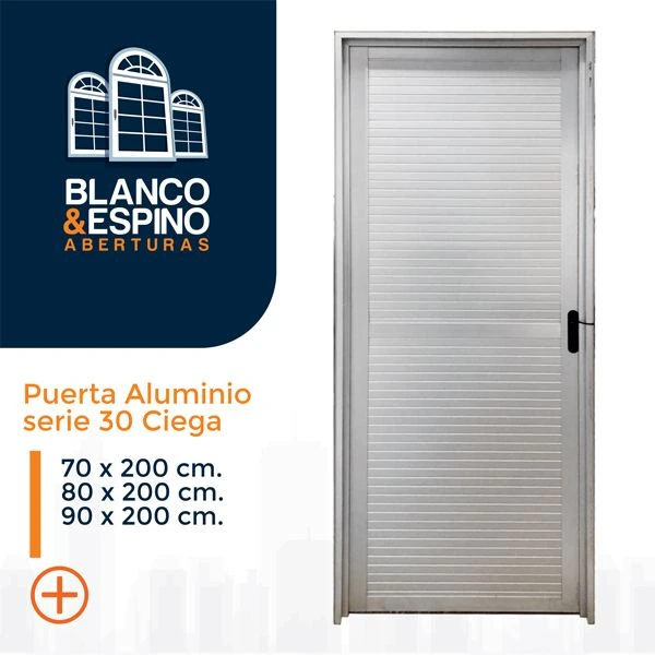 PUERTA ALUMINIO SERIE 30 – Ciega