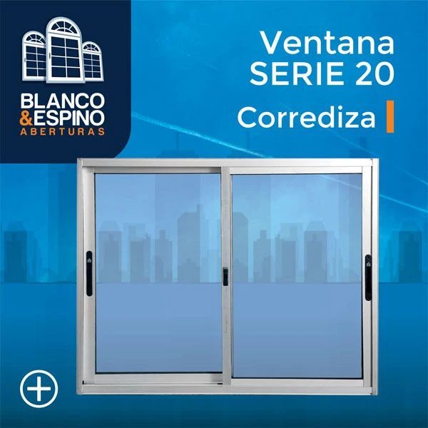 Ventanas Serie 20 Corrediza