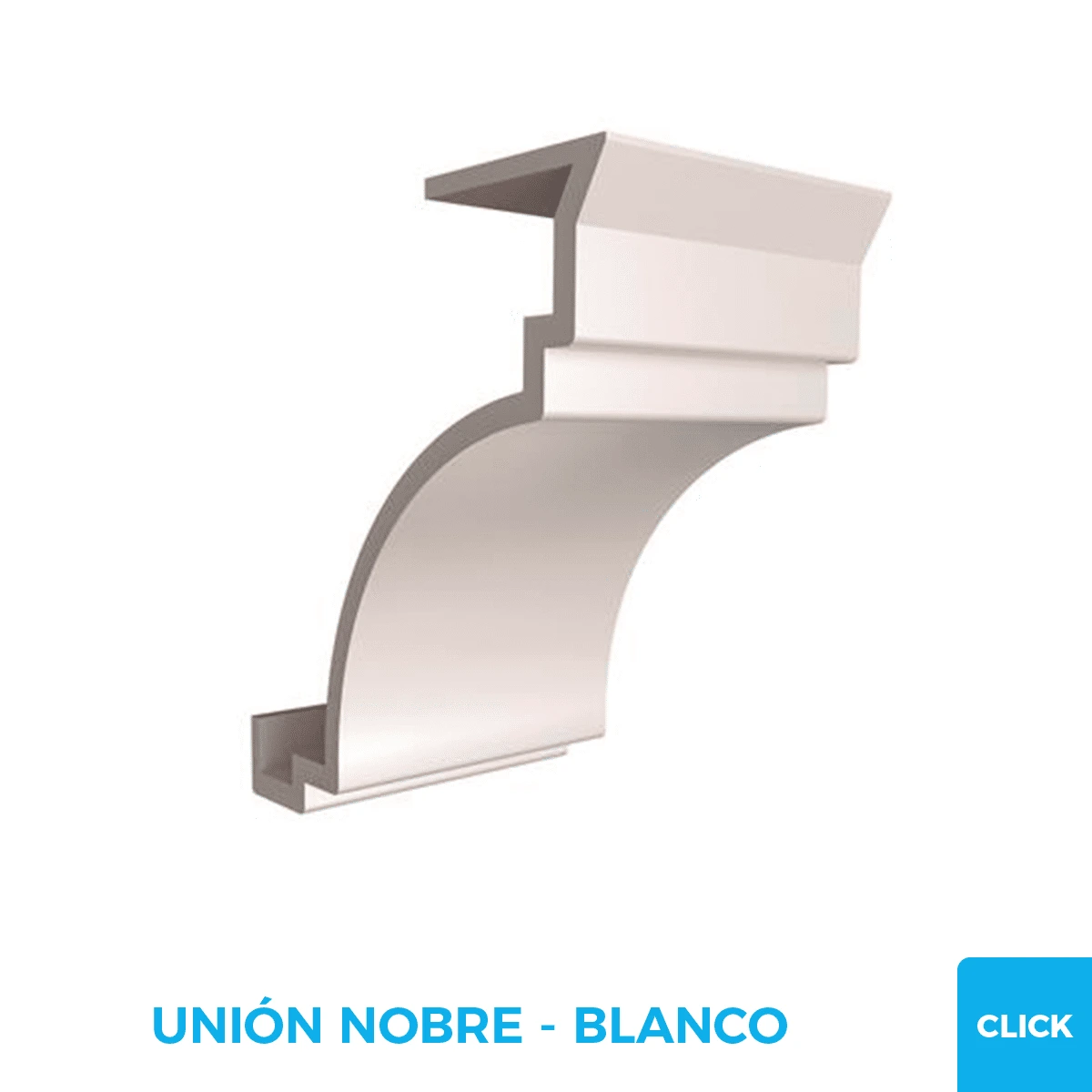 Unión Media Caña Click – PVC Plasbil