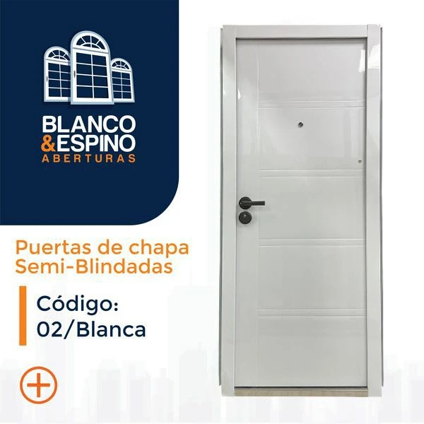 Puerta de Chapa Semi-Blindadas – Cod.: 02/B