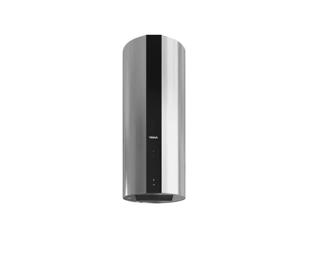 CAMPANA TEKA DE ISLA TUBULAR CON MOTOR ECO CC 485 EN 120 CM GRIS