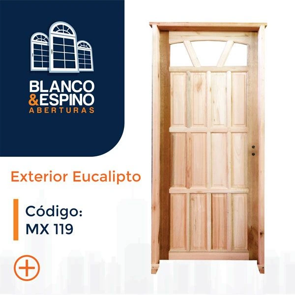 Puerta EUCALIPTO Exterior – Cod.: MX 119