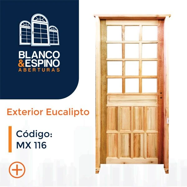 Puerta EUCALIPTO Exterior – Cod.: MX 116