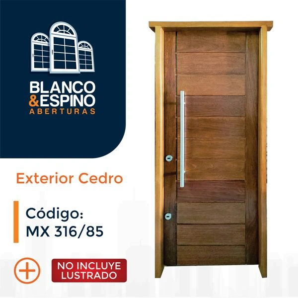 Puerta CEDRO Exterior – Cod.: MX 316/85