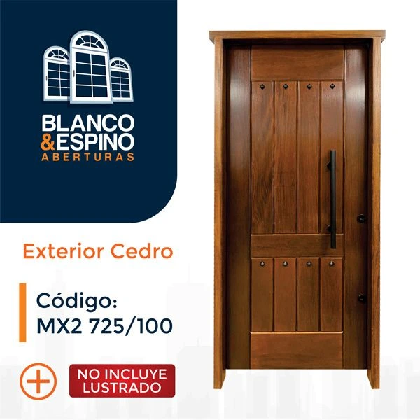 Puerta CEDRO Exterior – Cod.: MX2 725/100