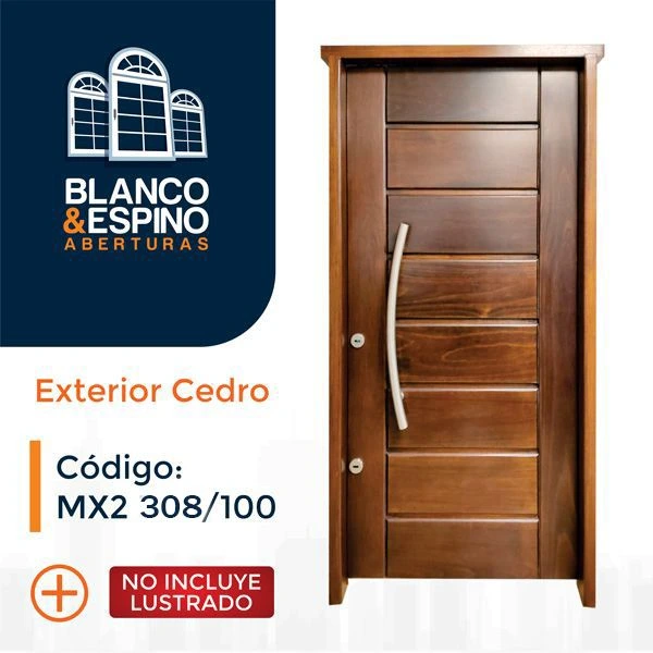 Puerta CEDRO Exterior – Cod.: MX2 308/100