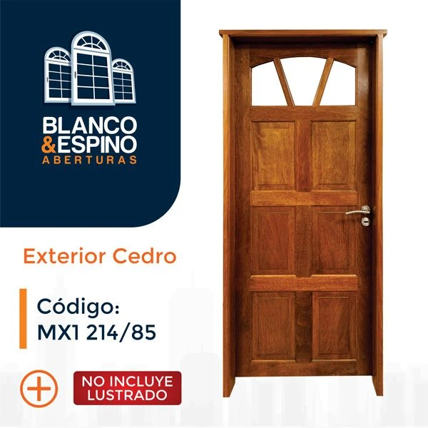 Puerta CEDRO Exterior – Cod.: MX1 214
